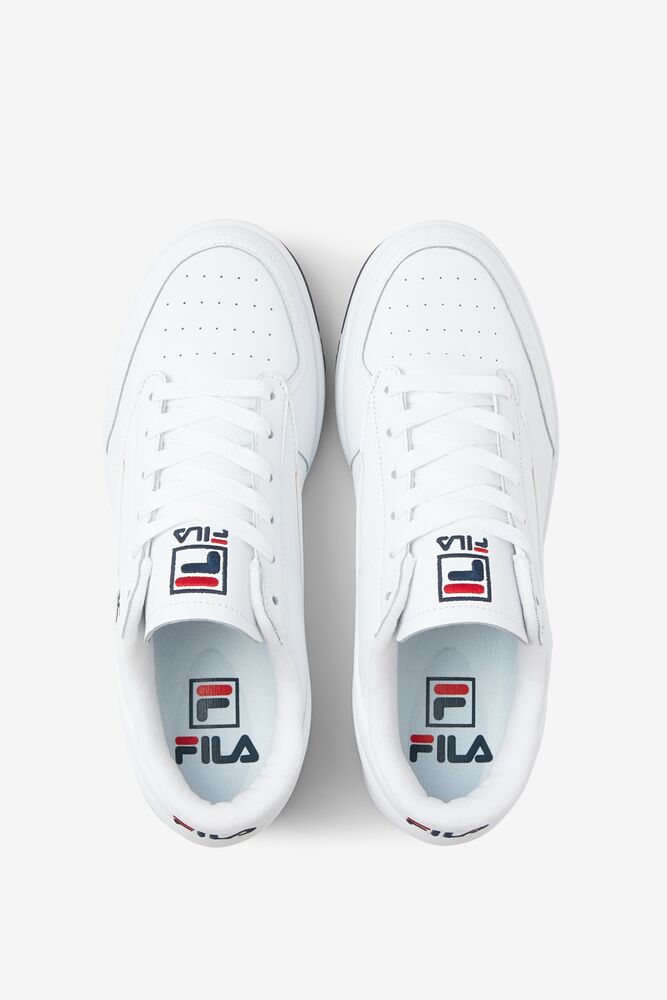 Zapatos Tenis Fila Tennis 88 Tennis Shoes Hombre Blancas Azul Marino Rojas | 329687PAJ