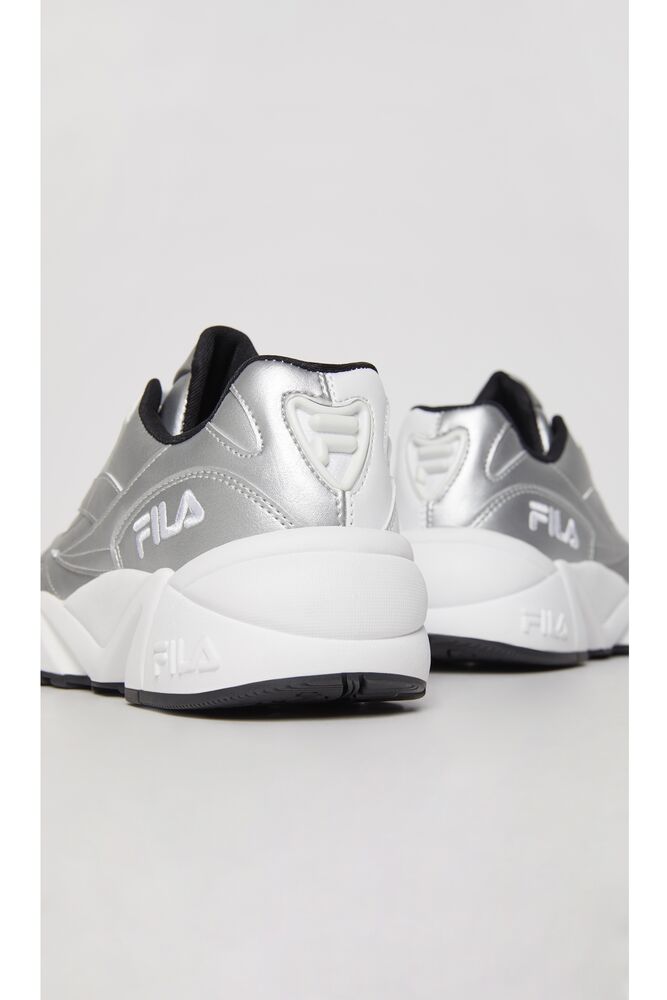 Zapatos Tenis Fila V94m 50/50 Tennis Shoes Mujer Msil/Wht/Blk | 947102UCX