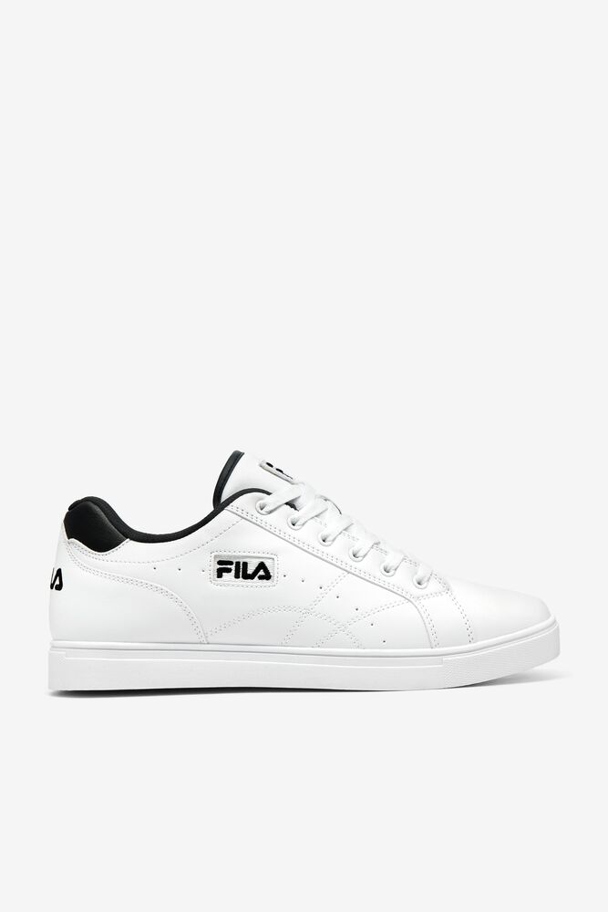 Zapatos Tenis Fila West Naples Tennis Shoes Hombre Blancas Negras Blancas | 190862RJY