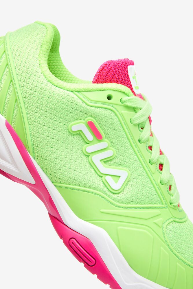 Zapatos Tenis Fila Women’S Volley Zone Tennis Shoes Mujer Verde Blancas Rosas | 143025SWQ