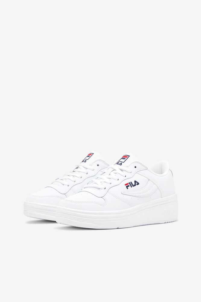 Zapatos Tenis Fila Wx-100 Tennis Shoes Mujer Wht/Fnvy/Fred | 806319HRZ