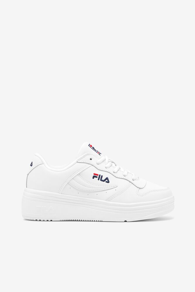 Zapatos Tenis Fila Wx-100 Tennis Shoes Mujer Wht/Fnvy/Fred | 806319HRZ